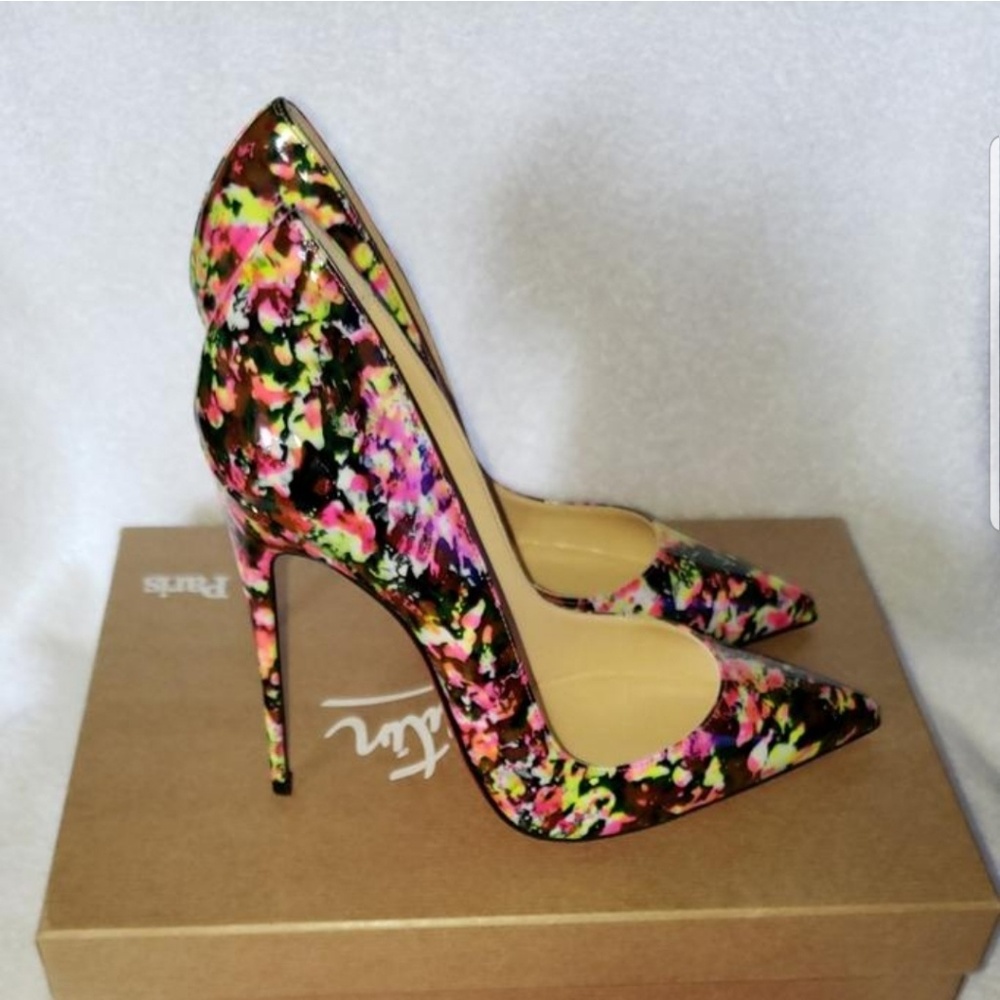 Christian louboutin so kate multi coloured patent - Picture 2 of 4